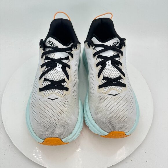 Hoka One One Rincon 3 Men Size 8D 1119395-WBGL White Blue Glass Running Shoes - Picture 3 of 11